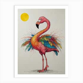 Flamingo 33 Art Print