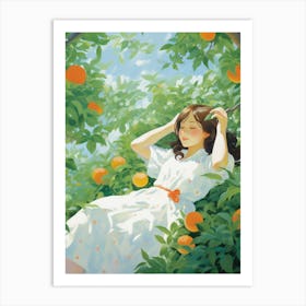 Orange Tree 7 Art Print