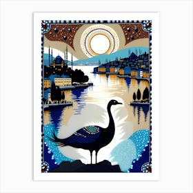Turkish Swan Art Print