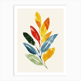 The Twilight Tapestry Mid Century Style Art Print