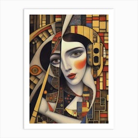 Abstract Of A Woman Art Print