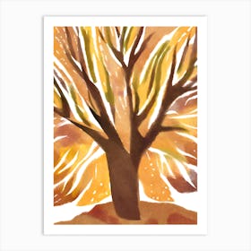 Autumn Tree Art Print