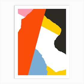 Colour Blocking #1 Art Print