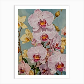 Orchid Close Up no2 Art Print