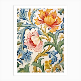 Floral Pattern 68 Art Print