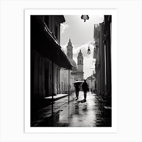 Catania, Italy,  Black And White Analogue Photography  3 Art Print