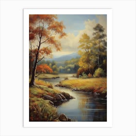 Autumn River 3 Art Print