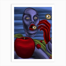 “apple of my eye” Art Print