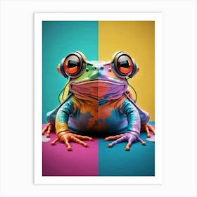 Colorful Frog 1 Art Print