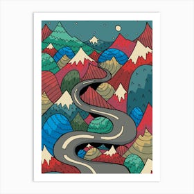 Go On A Journey Art Print