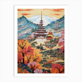 Autumn In Kyoto Art Print