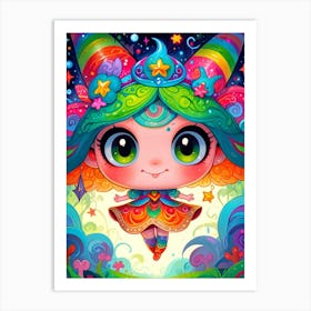 Rainbow Fairy 2 Art Print