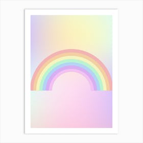 Rainbow, Colours, Decoration, Bedroom, Nursery, Cot, Kids, Nature, Art, Wall Print Art Print