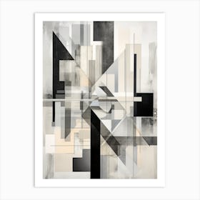 Geometric Abstraction Illustration 1 Art Print