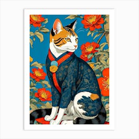 Chinese Cat 2 Art Print