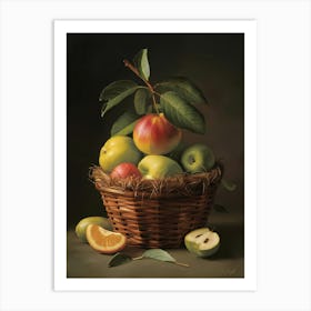 Basket Of Fruit Art Print