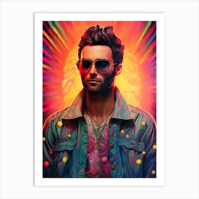 Adam Levine (2) Art Print