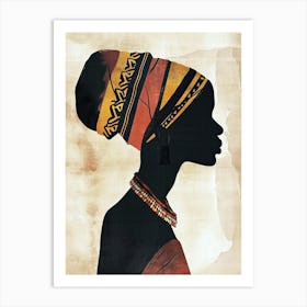 The African Woman; A Boho Song Art Print