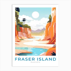 Australia Fraser Island Travel Art Print