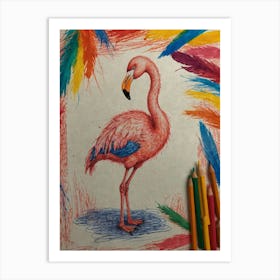 Flamingo 42 Art Print