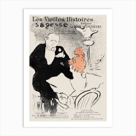 Les Vieilles Histoires Sagesse (1893), Henri de Toulouse-Lautrec Art Print