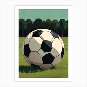 Soccer Ball Art Print