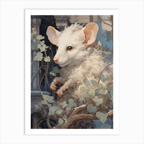 A Realistic And Atmospheric Watercolour Fantasy Character 4 Art Print