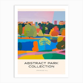 Abstract Park Collection Poster Primrose Hill London 1 Art Print