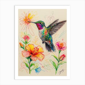 Hummingbird 23 Art Print