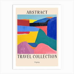 Abstract Travel Collection Poster Uruguay Art Print