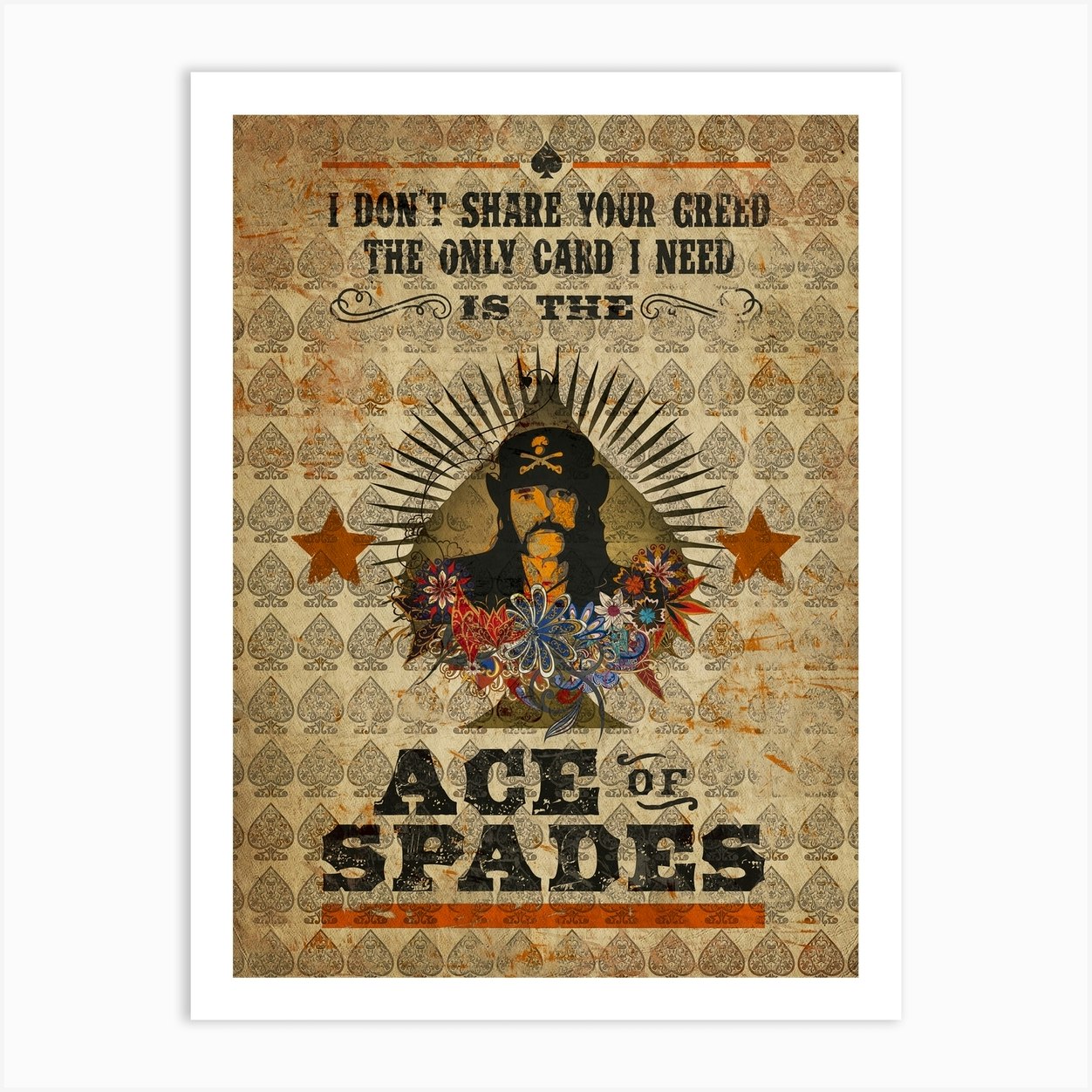 Motorhead Ace of Spades Official Paper Print - Music posters in