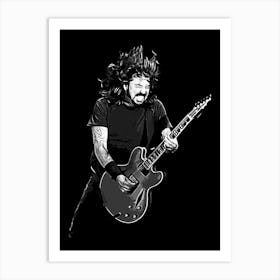 Dave Grohl Foo Fighters 8 Art Print