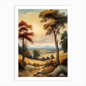 Landscape Painting 15 Art Print