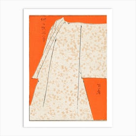 Japanese Robe Illustration, Shin Bijutsukai Art Print