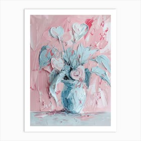 A World Of Flowers Bleeding Heart 1 Painting Art Print