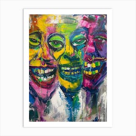 Three Faces 7 Art Print