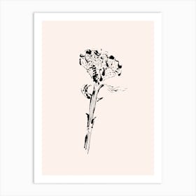 Monoprint Flower Art Print