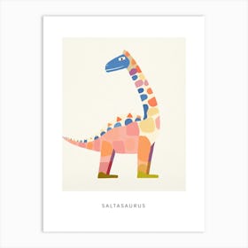 Nursery Dinosaur Art Saltasaurus 1 Poster Art Print