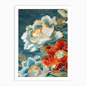 Chinese Flower Painting 53 Art Print