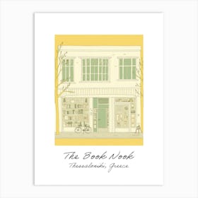 Thessaloniki, Greece The Book Nook Pastel Colours 1 Poster Art Print