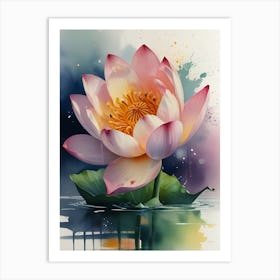 Lotus Flower 1 Art Print