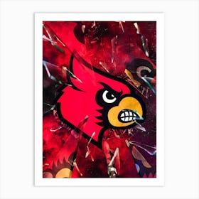 Louisville Cardinals 1 Art Print