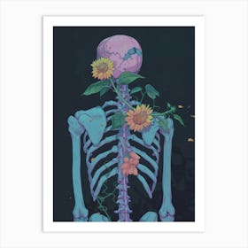 Skeleton 3 Art Print