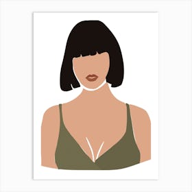 Portrait Of A Woman 10 Art Print