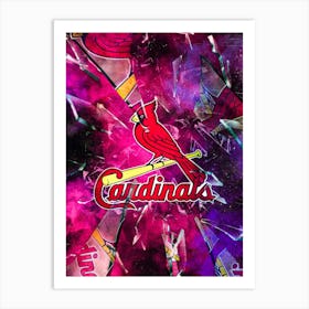 St Louis Cardinals Baseball Poster Art Print