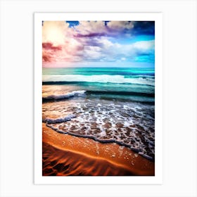 Sunset On The Beach 7 Art Print