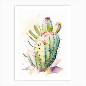 Parodia Cactus Storybook Watercolours Art Print