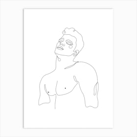 Nude Boy Art Print