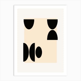 Abstract Geometric Shapes 1 Art Print