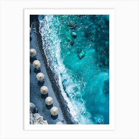 Black Sand Beach 2 Art Print